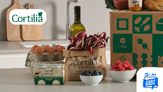 Cashback Cortilia: la spesa di qualità a casa, con Hubix